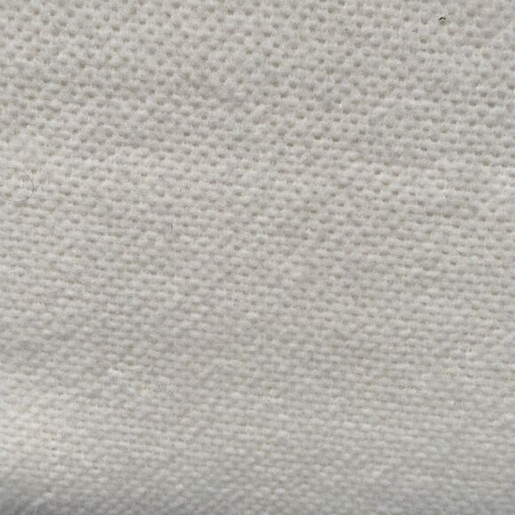 Vintage Touch of Glass Virgin Acrylic Blanket 88x66" Ivory Satin Trim Made USA - Picture 3 of 10